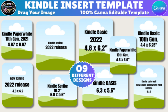 Download Kindle Insert Template Canva Editable - Template Collection