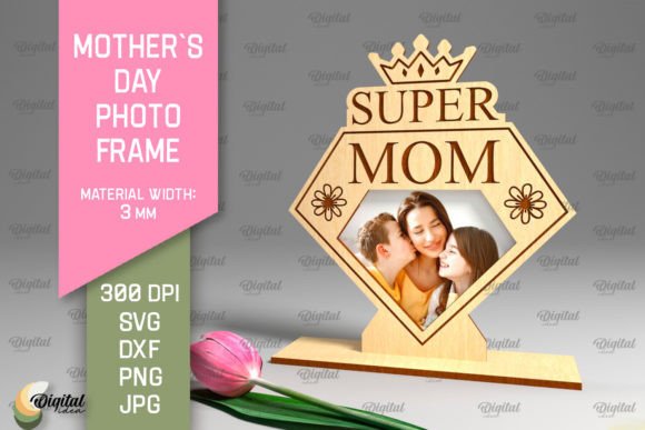 Download Mother`s Day Photo Frame Laser Cut - Mother`s day Collection